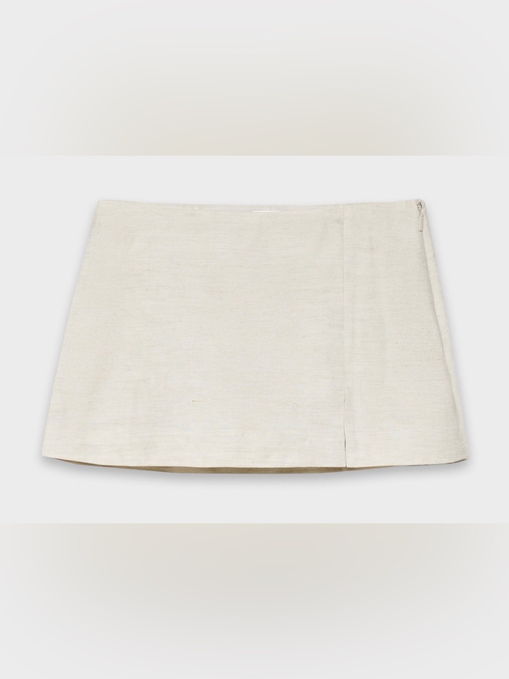 Aritzia Wilfred Daphne Mini Skort CruiseLinen Size 2